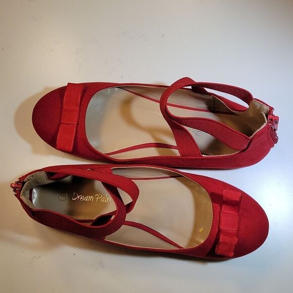 DREAM PAIR BOWNOT BALLET CRISS-CROSS STRAP - Picture 9 of 14